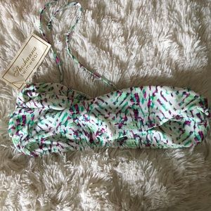 Underwire bandeau bikini top NWT